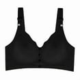 thumbnail image 3 of Hvyesh Front Closure Bras for Women Plus Size Wireless Bralette Comfort Convenient Seamless Supportive Bralettes, 3 of 3