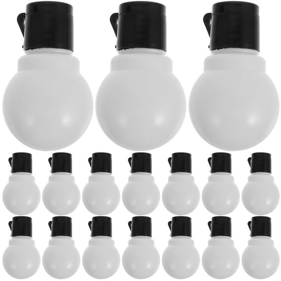 20 Pcs Empty Light Bulb Decoration Globe Pendant String Bulbs
