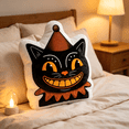 thumbnail image 5 of Halloween Pillow Pumpkin Ghost Shaped Throw Pillow, 15.74in Halloween Decorative Pillows, Pumpkin Pillows, Happy Halloween Decorations for Sofa Bed Couch Stuffed Gothic Party Outdoor Home Decorations, 5 of 11
