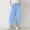 Blue, variant on Fesfesfes Children's Baggy Trousers Solid Color Elastic Drawstring Waist Harun Ankle-Cuffed Pants with Pockets Casual Summer Outdoor Pants(Blue,11 Years)