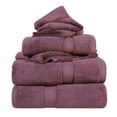 thumbnail image 2 of Superior 800 GSM Egyptian Cotton 6-Piece Heavyweight Towel Set, Plum, 2 of 7