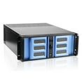 thumbnail image 1 of iStarUSA  4U Compact Stylish Rack Mount Chassis with Touch Screen LCD - 8in., 1 of 1