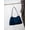 blue, variant on Cowhide Leather Women Ruched Cloud Bag, Shoulder Underarm Bag, Suede Texture, Large Capacity