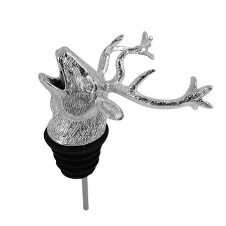 

Wine Pourer Animal-shaped Pourer Nondeformable Wine Mouth for Home Restaurant Hotel Silver by Hi.FANCY