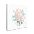 thumbnail image 3 of Aquatic Coral Pattern Seashells Animals & Insects Graphic Art Gallery Wrapped Canvas Print Wall Art, 3 of 7