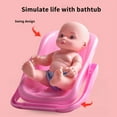 thumbnail image 4 of Big Save,HWRETIE Action & Toy Figures Clearance,Enamelled Mini Simulation Cradle Doll,Car,Rying Basket Tableware Bath Action Figure Set, 4 of 8