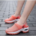 thumbnail image 3 of Zuecos ortopédicos de malla con soporte para el arco, zapatillas transpirables para exteriores para mujer, 3 of 5