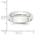 thumbnail image 3 of Bande de Poids de Plumes Demi-Rond Platinum 5mm Taille 4, 3 of 3