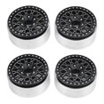 thumbnail image 1 of Wheel Rims, Bead Lock Design Crawler Wheel Hub  for RC Car Black Silver, 1 of 8
