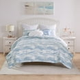 thumbnail image 6 of Greenland Home Coastal Paradise Matelassé Coverlet Set, Dover Tidal Blue, 3-Piece King/Cal King, 6 of 7
