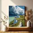 thumbnail image 6 of Beach Seascape Canvas Wall Art Print, Impressionist Coastal Decor for Living Room Bedroom Dining Room, 6 of 8