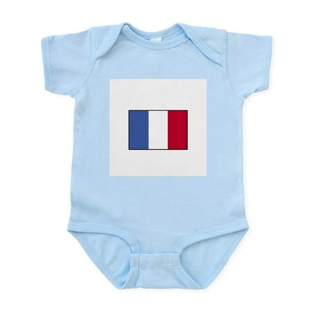 

CafePress - France French Flag Infant Bodysuit - Baby Light Bodysuit Size Newborn - 24 Months