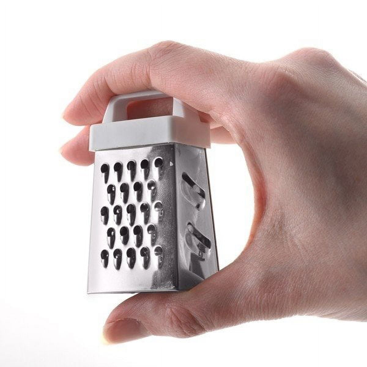 Tramontina Mini Utility Grater in Stainless Steel with Black Polypropylene Handle 25640100