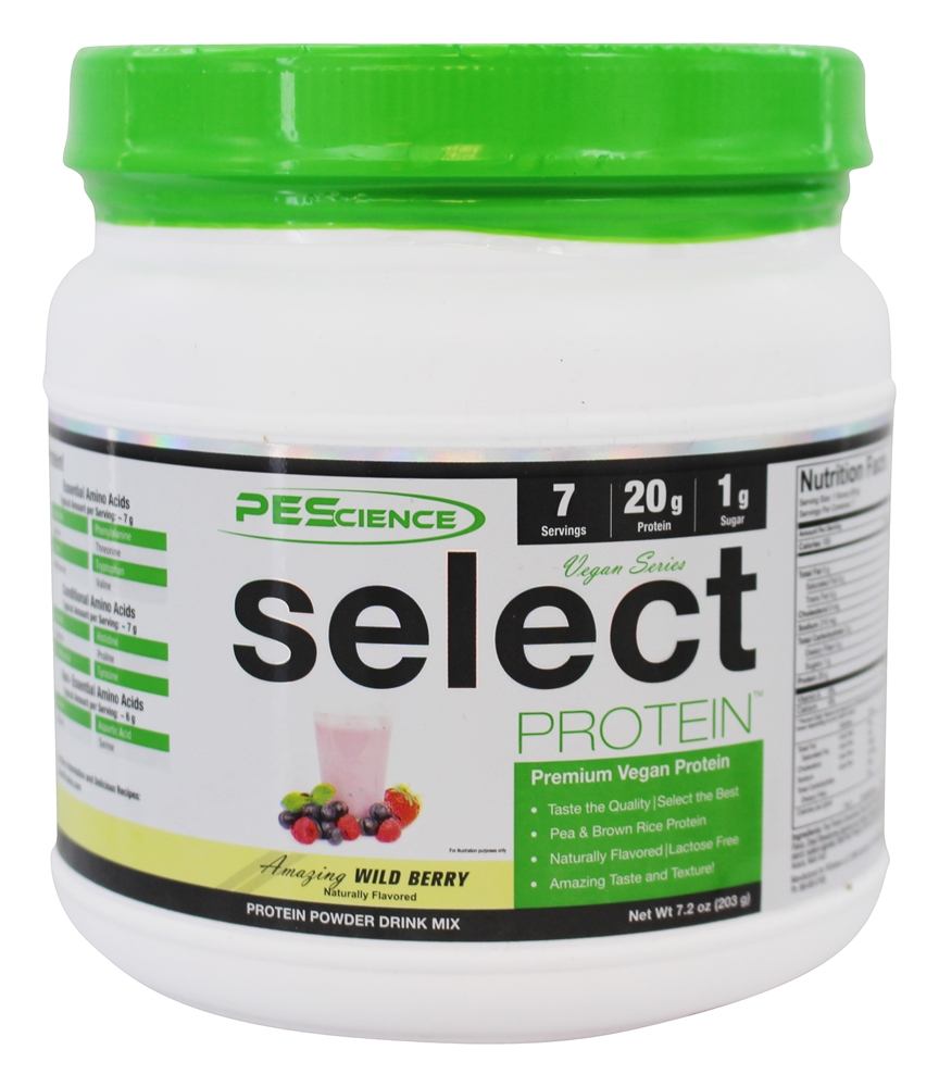 PEScience Select Protein Vegan Series Protein Powder Amazing Wild