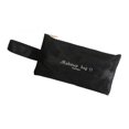 thumbnail image 3 of Bolsa de maquillaje de malla negra pequeña de 1 pieza, bolsa de aseo portátil multicolor, bolsa organizadora de maquillaje cosmético de malla Macarena Bolsas de maquillaje organizador cosmético, 3 of 8