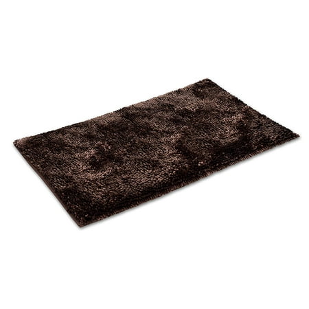 Internet's Best Microfiber Chenille Bath Mat | Non Slip Bathroom Rug | Soft Absorbent Carpet | Fast Drying Shower (34 x 20
