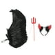 thumbnail image 1 of Paquete de 3 Alas de Ángel del Diablo Juego de Alas de Ángel para Adultos Livianas Hechas a Mano para Juegos de rol de Halloween Negro M Devil, 1 of 8