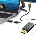 thumbnail image 3 of Adaptador a , convertidor de sonido y video a Adaptador DP a ( a ) para monitor PC sin 1080P CUTICAT Adaptador DP a, 3 of 8
