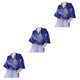 thumbnail image 5 of Qarigey Hombres Mujeres Camisa de playa Manga corta Patrón de dragón simple Top Transpirable Estilo étnico Ropa Camiseta para diario Azul Type1 NO1, 5 of 6