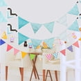 thumbnail image 4 of Sywqhk Banderas de algodón, banderín, decoración de boda, decoración de cumpleaños de bebé Vintage Sywqhk Para estrenar, 4 of 6