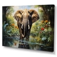 thumbnail image 2 of Designart "African Elephant I" African Canvas Wall Art, 2 of 5