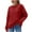 Red, variant on Womens Oversized Sweaters Ribbed Knit Details Soft Knit Pullover Long Sleeve Tops Casual Fall Crewneck Sweatshirts (XL, Yellow)