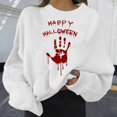 thumbnail image 2 of Wyzesi Chandails Longs pour Femmes Cardigan Mode Décontractée Manches Longues Col Rond Chandails Imprimés Chandail Sans Capuche Chandails de Noël pour Filles Petits Chandails Longueur Midi, 2 of 5