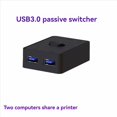 thumbnail image 2 of 2X 2 Puertos USB Switcher Impresora Compartiendo Interruptores Bidireccionales 2 en y 1 Salida o 1 en y 2 Fuera USB Sharing Switcher USB3.0, 2 of 5