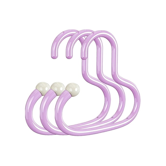 Circular Hanger for Hats & Scarves - S-Shaped Stackable Hooks - Ideal for Wardrobes and Entryways