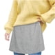 thumbnail image 1 of Gibobby faldas para mujer Falda de pedo Doblada en suéter con dobladillo(Gris, XL), 1 of 3