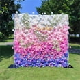 thumbnail image 5 of Beollynier 13.7 Inch Artificial Flower Wall Panel Rose Wedding Backdrop Modular Silk Floral Decor for Photo Booth Birthday Party Baby Shower, 5 of 6