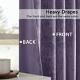 thumbnail image 4 of SMILETIME Crushed Velvet Curtains with Grommets Luxurious Thermal Insulated Soundproof Drapes for Dining Room Soft and Durable Light-Filtering Window Treatments, 2 Panels, 4 of 6