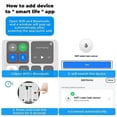 thumbnail image 4 of Tuya WiFi Flood Sensor Smart Life App Water Leak Sensor Detection Loudly Sound Alarm Linkage Alert Application, 4 of 5