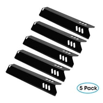 Unicook 15 Inch Grill Heat Plates for Dyna-Glo, Grill Replacement Parts Porcelain Heat Shields for Backyard, Grill Burner Covers, 5 Pack