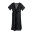 thumbnail image 2 of Gupgi Women Beach Cover Up Cardigan Beach Dress Swimwear Loose Long Robe, 2 of 6