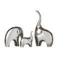 thumbnail image 3 of Figura de cerámica Elefante Estatua Decoración Regalo Colección Escultura Animal para Plata, 3 of 9
