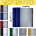 thumbnail image 4 of Sliding Bar Clear Report Covers, Durable 5 mil Poly Thickness, Letter Size, Transparent Report Covers with Sliding Bars, 75 Sheets Capacity for Office Documents, Reports and Presentations, 4 of 4
