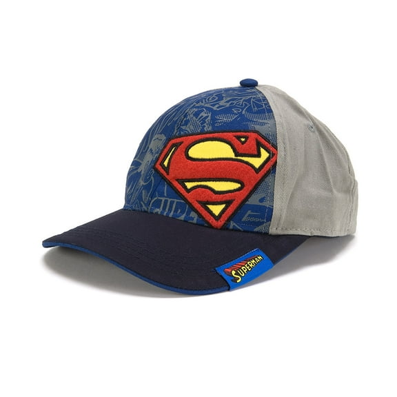DC Comics Superman Logo Comic Panel Youth Adjustable Baseball Cap