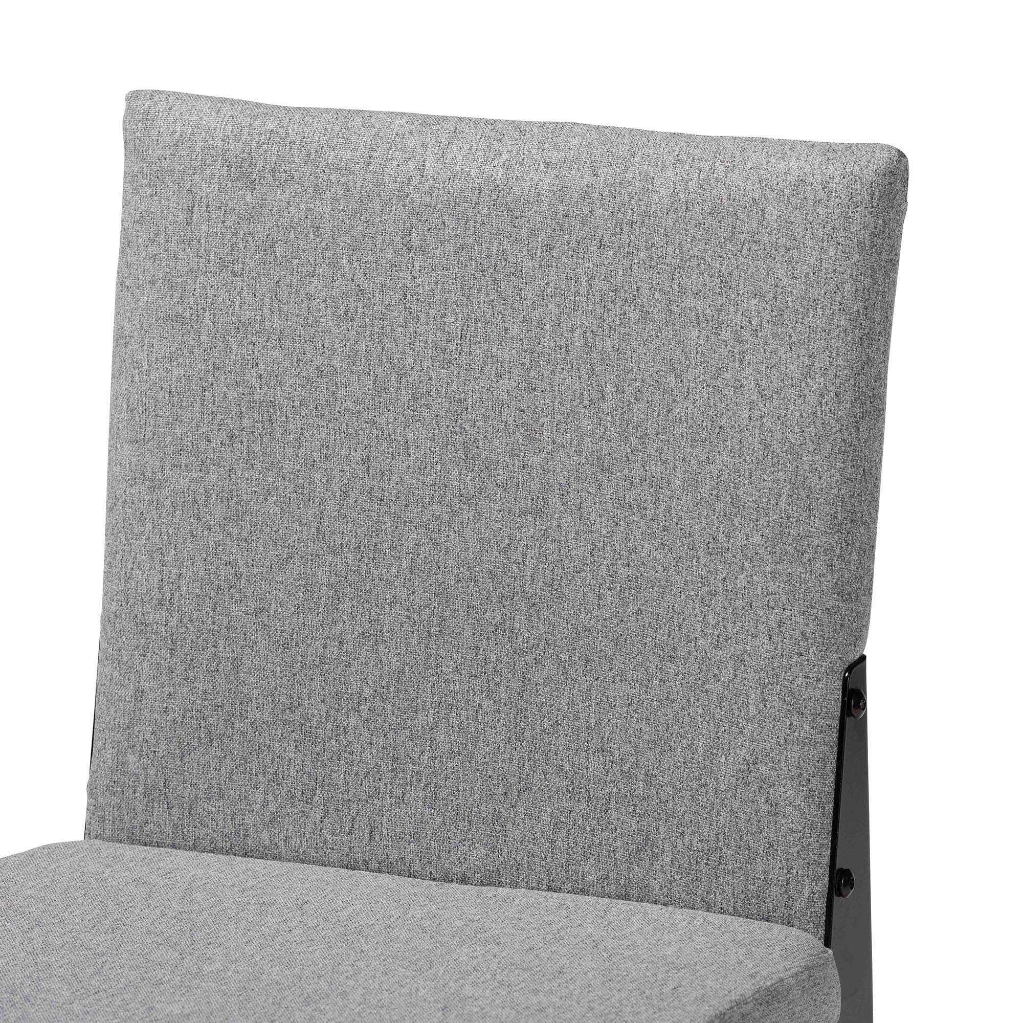 Baxton Studio Bishop Industrial Dining Chair, 4-Piece, Black