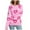 Pink, variant on Valentine's Day Sweaters for Women Cute Heart Graphic Printed Tunic Pullover Basic Long Sleeve Crew Neck Fall Sweater Tops(Large,White)