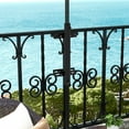 thumbnail image 2 of Outsunny Patio Umbrella Holder, Adjustable Deck Mount Bracket for Railing, 2 of 10