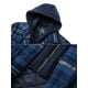 Innerwin Outwear Manches Longues Hommes Chemise Veste Hiver Vestes d'Affaires à Capuche Bleu Marine 3XL – image 3 sur 7