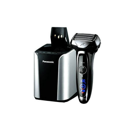 Panasonic ES-LV95-S Arc5 Electric Razor, Men's 5-Blade Cordless with Shave Sensor Technology and Wet/Dry Convenience, Premium Automatic Clean & Charge Station