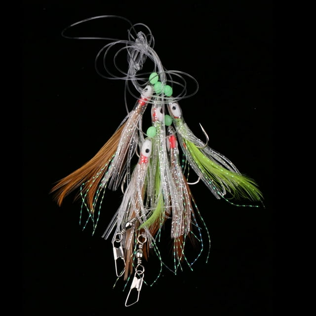 Cebo de Señuelo de Pesca DYNWAVEMX 5 Anzuelos 120 cm
