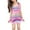 Pink, variant on YunPes Girls Swimsuit for Teen Girl Tankini Swimsuits Bathing Suit Beach Bikini Swimwear with Skirt Bikini Set Girl