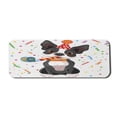 thumbnail image 1 of Birthday Computer Mouse Pad, Black and White Boston Terrier Dog with Colorful Party Celebration Backdrop, Rectangle Non-Slip Rubber Mousepad Large, 31" x 12" Gaming Size, Multicolor, by Ambesonne, 1 of 2