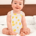 thumbnail image 4 of KAKOWELY 1 pieza de ropa con tirantes para recién nacidos, cómoda ropa de verano para bebés pequeños., 4 of 4