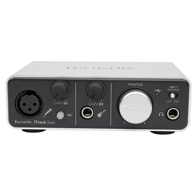 Focusrite ITRACK SOLO LIGHTNING USB Audio Recording Interface+