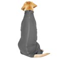 thumbnail image 3 of Camisas calmantes alternativas para perros de cobertura completa, cuello redondo, ansiedad canina femenina y masculina para rehabilitación quirúrgica de mascotas - gris, 3 of 5