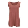 thumbnail image 5 of Admvng Women Tank Tops Fashion Solid Color Sleeveless V-Neck Tank Top, 5 of 6